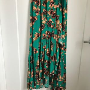 whistles capri print wrap dress